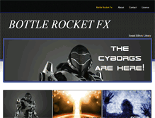 Tablet Screenshot of bottlerocketfx.com